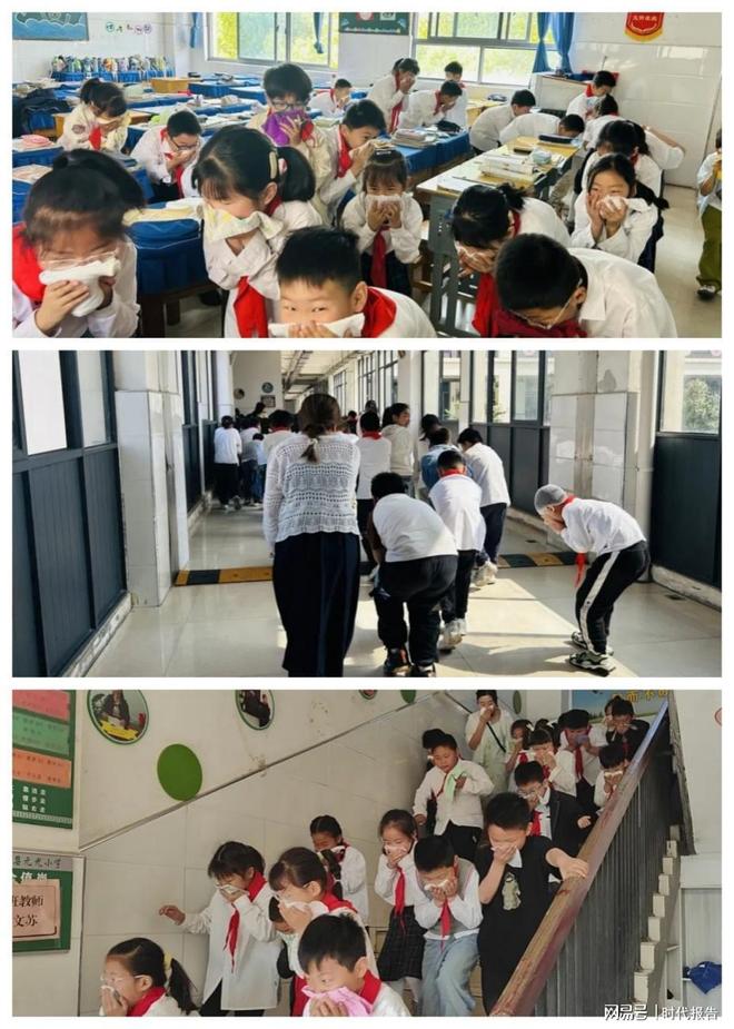 县元光小学开展2025年春季消防应急疏散